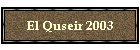 El Quseir 2003